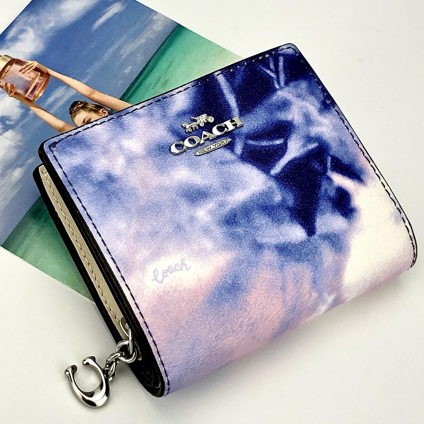 COACH Snap Wallet With Tie Dye Print – HKMAMA.US 香港媽媽在美國